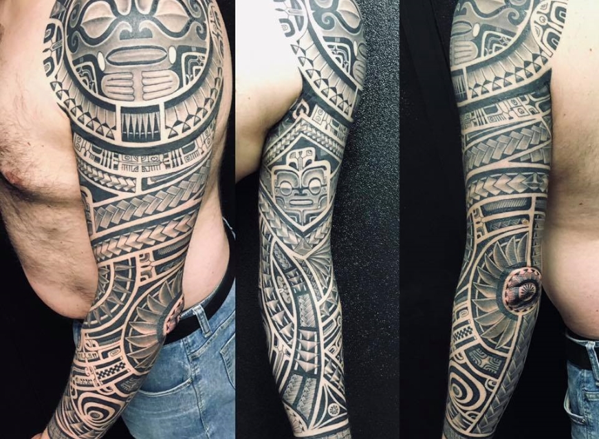 Hoata Tiki Tattoo Tatouage Polynesien Lyon