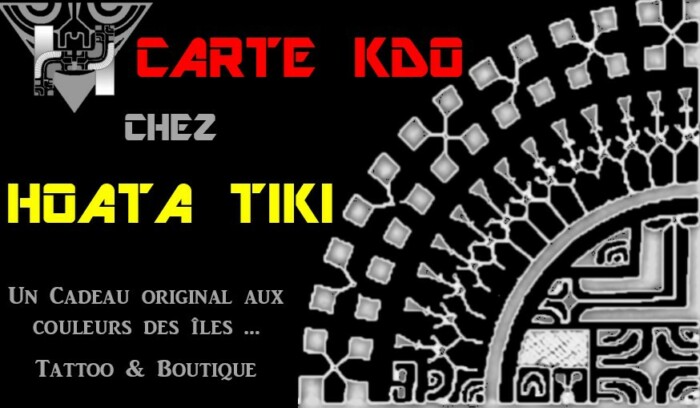 RANGINUI HOATA TIKI TATTOO Produits Polynesiens Bretagne CARTE CADEAU