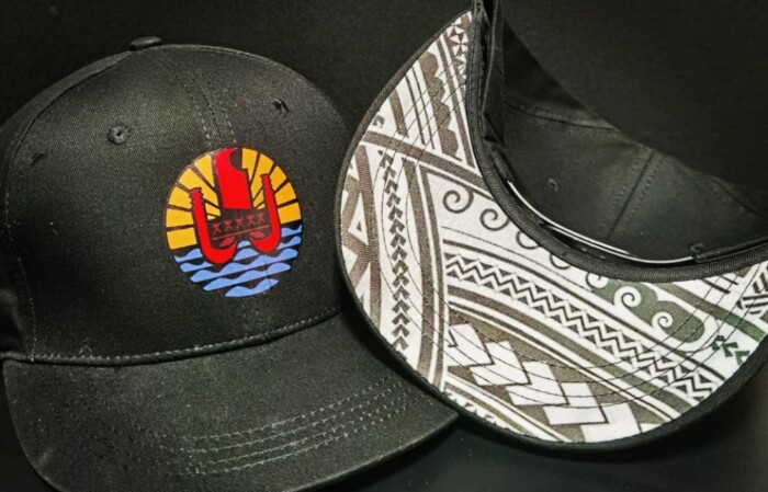 RANGINUI HOATA TIKI TATTOO Polynesiens Bretagne Casquette Streetwear Visiere Tattoo Drapeau Tahiti