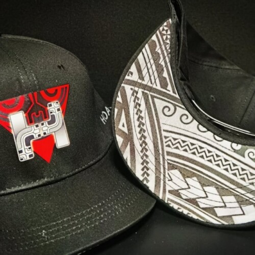 RANGINUI HOATA TIKI TATTOO Polynesiens Bretagne Casquette Streetwear Visiere Tattoo Logo Hoata Tiki