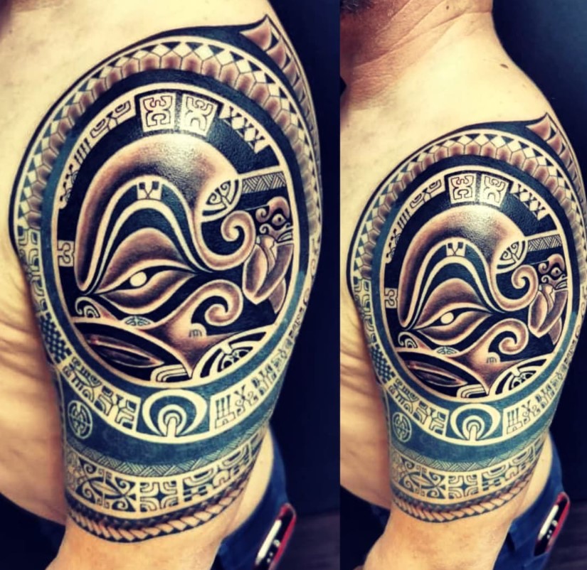 Hoata Tiki Tattoo Img AREKI 26